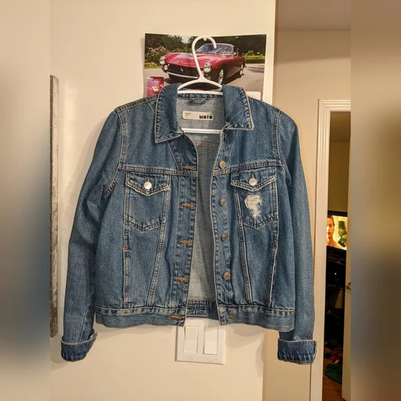 TopShop denim jacket - Picture 1 of 2